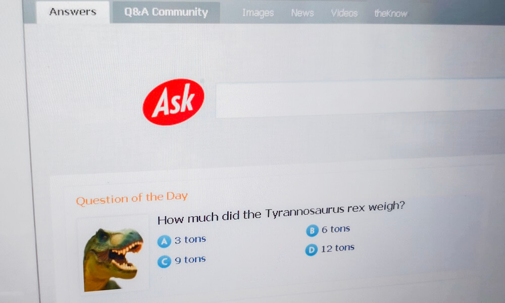 Trang hỏi đáp trực tuyến Ask.com đóng cửa