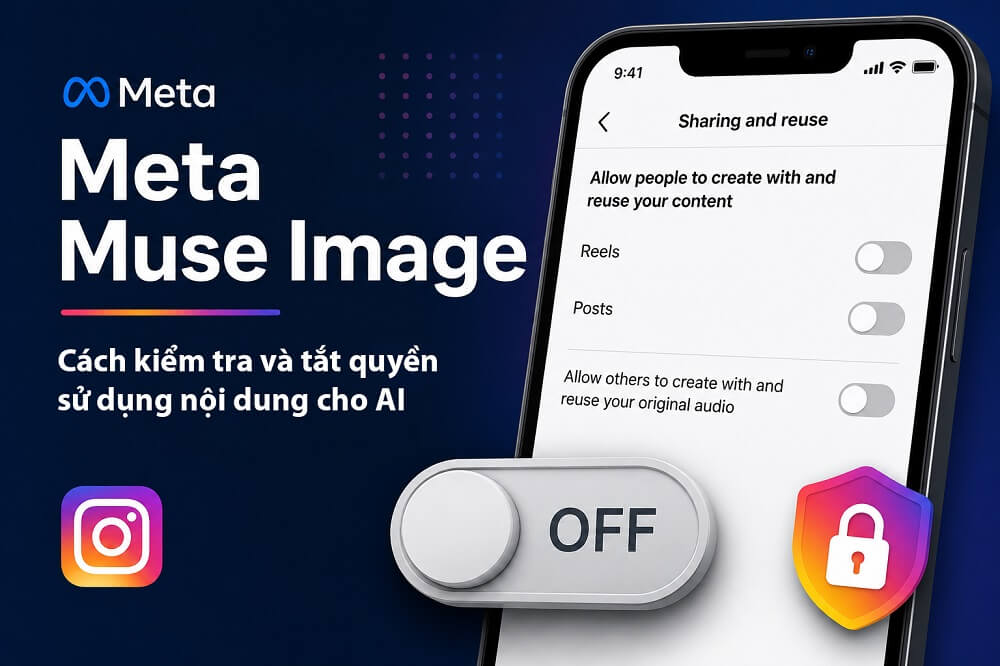 meta Muse Image sử dụng nội dung trên instagram