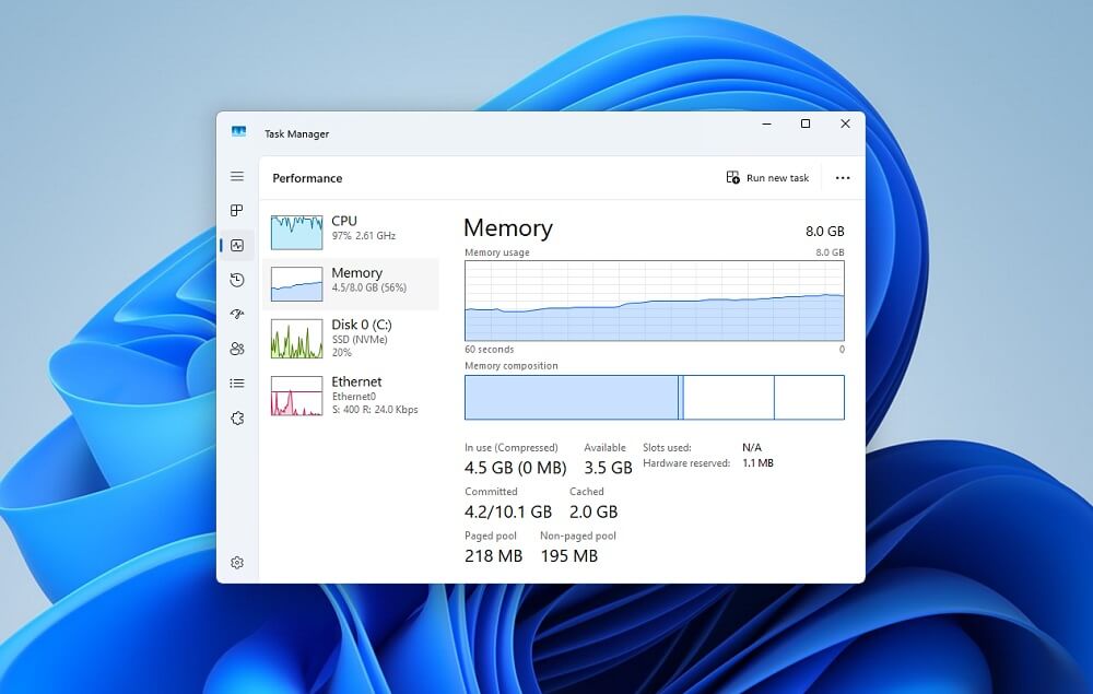 Windows 11 8GB RAM
