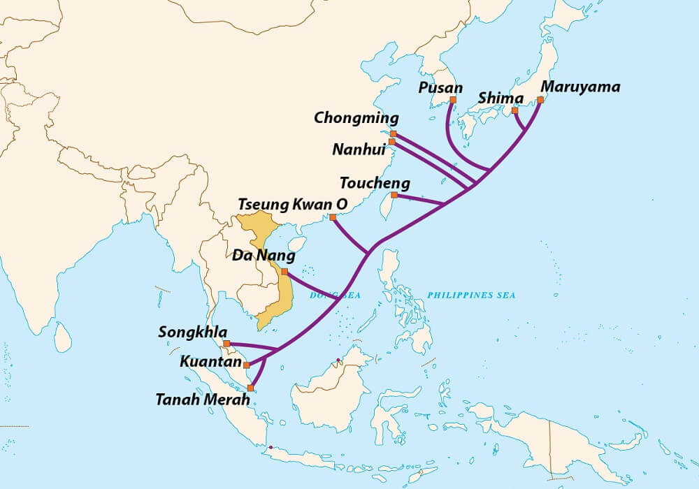truyến cáp quang biển SJC2