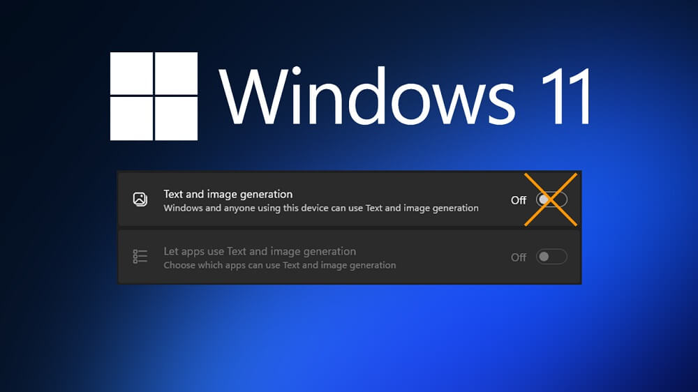 Tính năng AI Text and image generation trên Windows 11